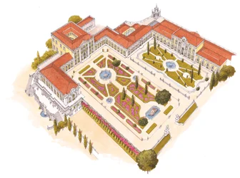 Queluz National Palace. Lisbon, Portugal